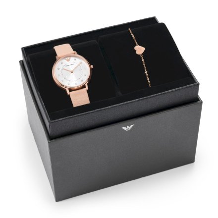 Zestaw zegarek damski + bransoletka Emporio Armani Kappa AR80058
