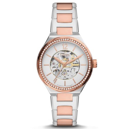 Damski zegarek automatyczny Fossil Eevie z bransoletką BQ3780