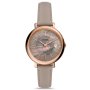 Zegarek damski Fossil Solar Jacqueline z beżowym paskiem ES5091