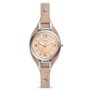 Zegarek damski Fossil Carlie Mini z beżowym paskiem z podkładką ES5213
