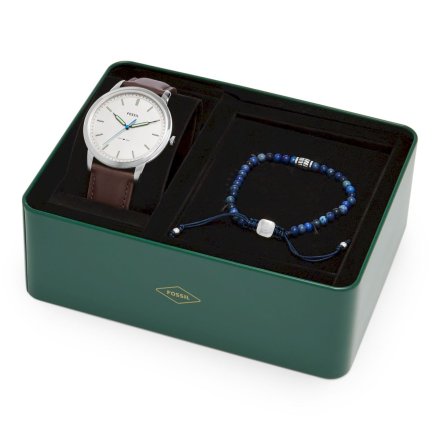 Zestaw męski zegarek i bransoletka Fossil Minimalist FS5966SET