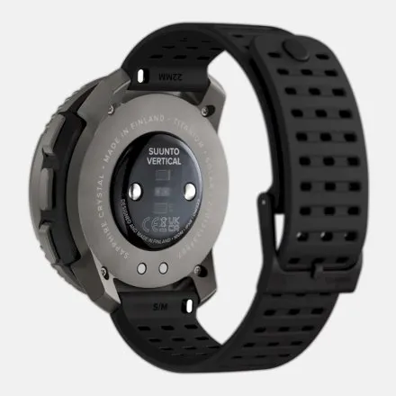 SUUNTO VERTICAL TITANUM SOLAR BLACK SS050858000 czarny zegarek outdoorowy
