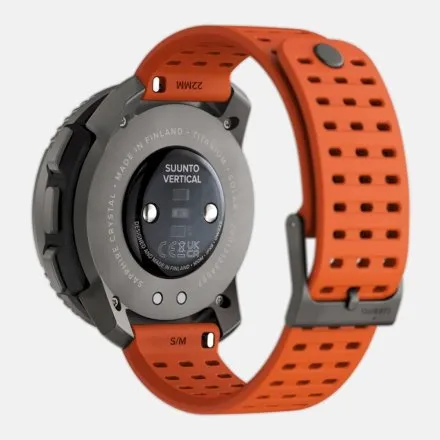 SUUNTO VERTICAL TITANUM SOLAR CANYON SS050861000 pomarańczowy zegarek outdoorowy
