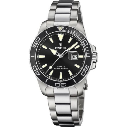 Zegarek Damski Festina z czarna tarcza na bransolecie 20503/4 BOYFRIEND