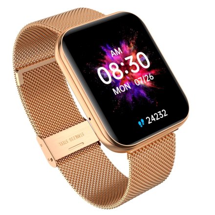 Smartwatch Garett GRC MAXX złoty z bransoletką 5904238484784