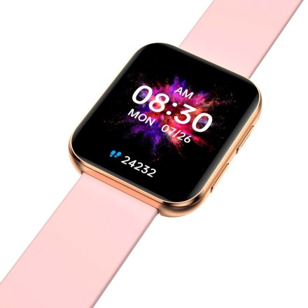Smartwatch Garett GRC MAXX złoty z różowym paskiem 5904238484777