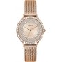 Różowy zegarek Guess Soiree z kryształkami GW0402L3