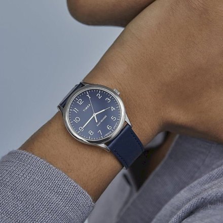 Męski zegarek Timex Easy Reader srebrny TW2V27900