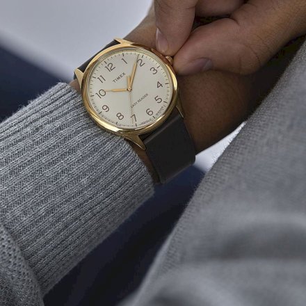 Męski zegarek Timex Easy Reader złoty TW2V28100