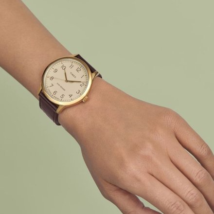 Męski zegarek Timex Easy Reader złoty TW2V28100