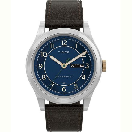 Męski zegarek Timex Waterbury srebrny TW2V28500