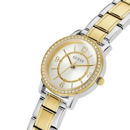 Dwukolorowy zegarek Guess Melody z bransoletą GW0468L4