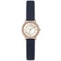 Różowozłoty zegarek Guess Melody z granatowym paskiem navy GW0469L2