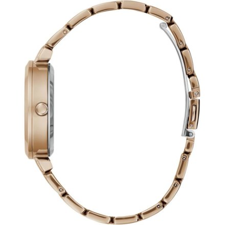 Różowozłoty zegarek Guess Clear prześwitujący GW0470L3