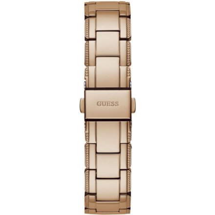 Różowozłoty zegarek Guess Clear prześwitujący GW0470L3