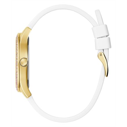 Kolorowy zegarek damski Guess Unity z białym paskiem GW0589L1