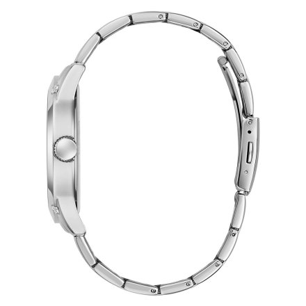 Srebrny zegarek męski Guess Crescent z ombre tarczą GW0574G1