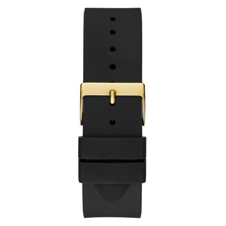 Złoty zegarek Guess Idol z czarnym paskiem GW0503G1