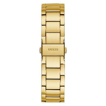 Złoty zegarek Męski Guess Baron z bransoletą GW0517G2