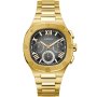 Złoty zegarek męski Guess Headline z bransoletką GW0572G2