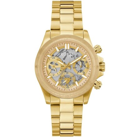 Złoty zegarek Guess Mirage na bransolecie GW0557L1