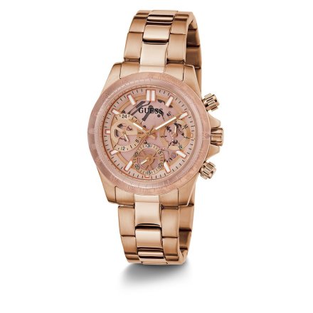Różowozłoty zegarek Guess Mirage na bransolecie GW0557L2