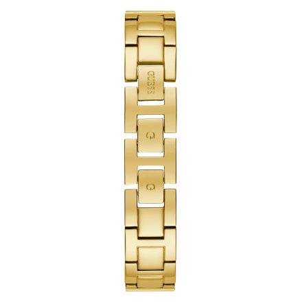 Damski złoty zegarek Guess Cluster z bransoletką GW0545L2