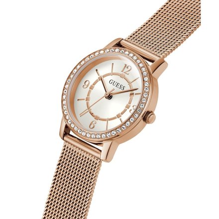 Rózowy zegarek Guess Melody z bransoletą GW0534L3