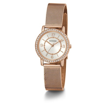 Rózowy zegarek Guess Melody z bransoletą GW0534L3