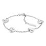 Srebrna bransoletka z serduszkami Calvin Klein Alluring 35000300
