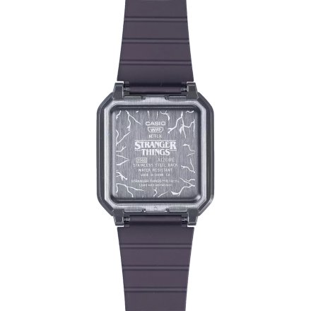 Grafitowy zegarek Casio Stranger Things Vintage w stylu Retro A120WEST-1AER