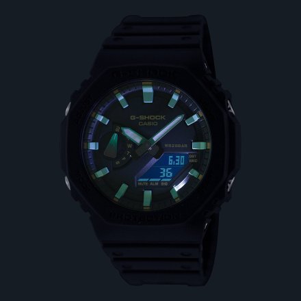 Czarny zegarek Casio G-Shock GA-2100RC-1AER