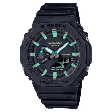 Czarny zegarek Casio G-Shock GA-2100RC-1AER