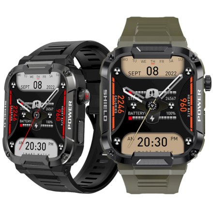 Smartwatch z funkcją rozmowy wojskowy Rubicon RNCF07 SMARUB217
