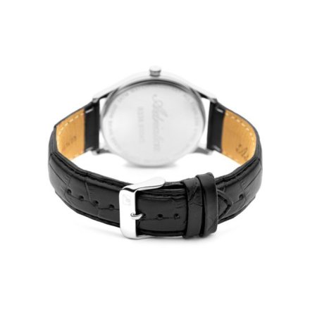 Męski zegarek Adriatica Super de Luxe szary z czarnym paskiem A8339.5257Q