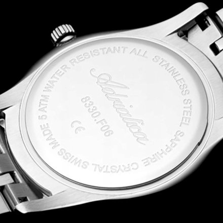 Szwajcarski zegarek męski Adriatica z czarną tarczą A8330.5114Q