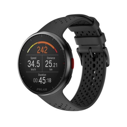 Polar Pacer PRO H10 Czarno-szary zegarek z GPS do biegania S-L