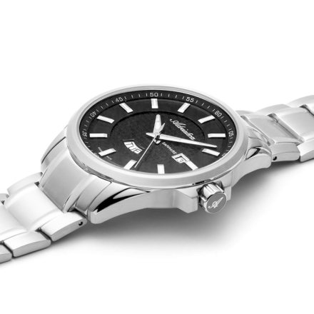 Szwajcarski zegarek męski Adriatica z czarną tarczą A8321.5114Q