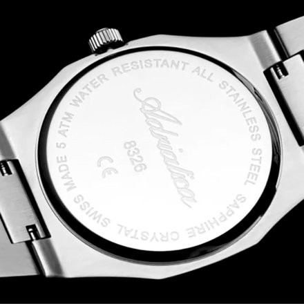 Szwajcarski zegarek męski Adriatica z jasno- srebrna tarczą A8326.5113Q