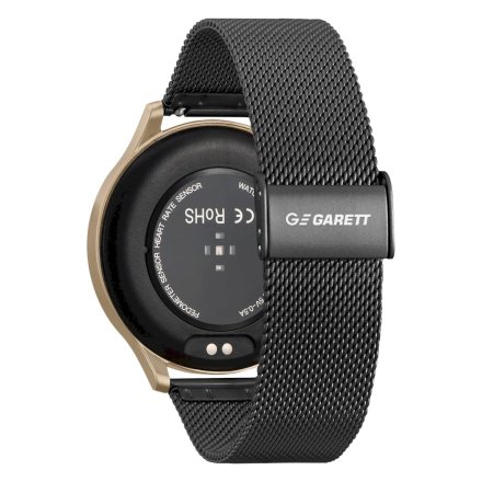 Smartwatch Garett Classy złoto-czarny stalowy 5904238483800