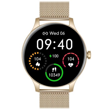 Smartwatch Garett Classy złoty stalowy 5904238483770