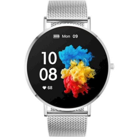 Smartwatch Garett Verona srebrny stalowy 5904238484500