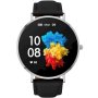 Smartwatch Garett Verona srebrno-czarny skórzany 5904238484517