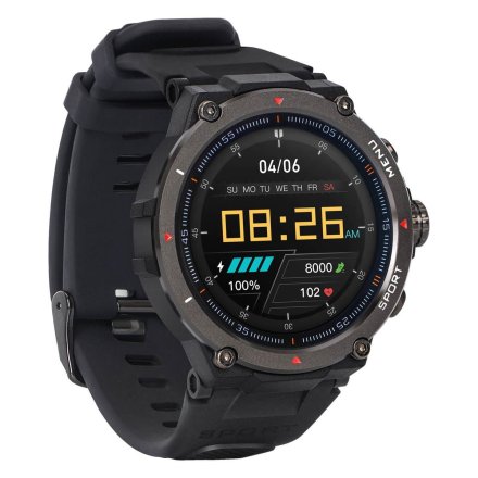 Sportowy smartwatch Garett GRS PRO czarny 5904238484654