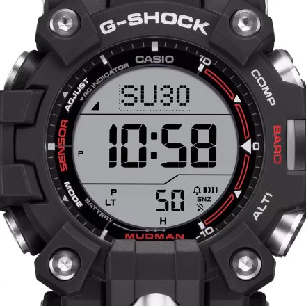 Czarny zegarek Casio G-Shock Master Of G MUDMAN GW-9500-1ER