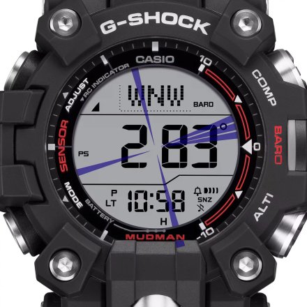 Czarny zegarek Casio G-Shock Master Of G MUDMAN GW-9500-1ER