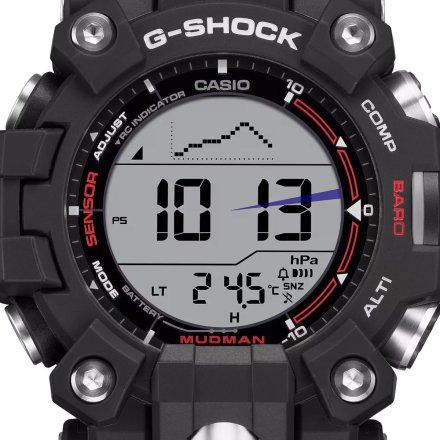 Czarny zegarek Casio G-Shock Master Of G MUDMAN GW-9500-1ER