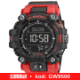 Czarno-czerwony zegarek Casio G-Shock Master Of G MUDMAN GW-9500-1A4ER