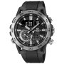 Czarno-srebrny zegarek Męski Casio Edifice Sospensione z Bluetooth ECB-40P-1AE