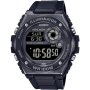 Czarny zegarek Casio Sport z paskiem MWD-100HB-1BVEF
